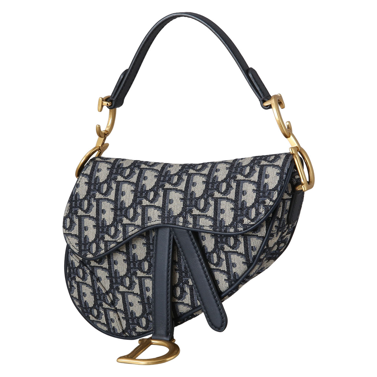 CHRISTIAN DIOR(USED)크리스찬디올 오블리크 새들백 미니